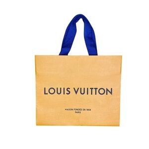 Louis Vuitton Authentic Orange Gift Bag